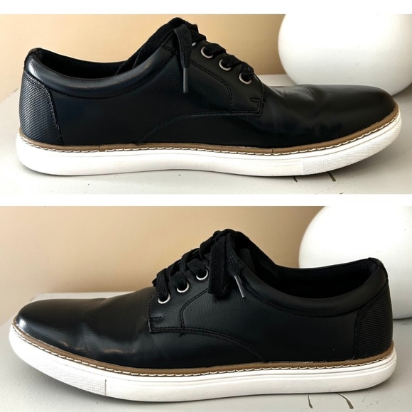 Steve Madden Men’s Garett Black Lace Up Casual Oxford Sneaker Size 9.5 - Picture 11 of 16